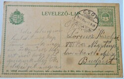 Levelezőlap Csót, Fogolytábor (1916)