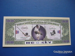 Usa 1 Million / $1,000,000 Hockey! Rare fantasy paper money!