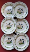Set of 6 Goose Easter porcelain plates