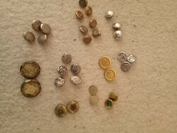 Old metal button collection 32 pcs