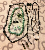 Retro jewelry package, 13 pieces, for green lovers (143)
