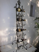 Stand - 142 x 46 cm - 8 !! - Bottled - wrought iron - exclusive - Austrian - flawless