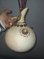 Greek Sammot ceramic vase with spout