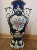 Hollóházi barokk váza