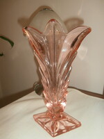Art deco brockwitz vase in salmon color