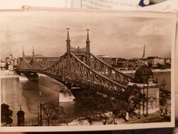 Képeslap: Budapest, Ferenc József híd 1936.