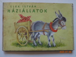 István Elek: pets - old hardcover storybook, Minerva edition