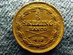 Sweden i. Oszkár (1844-1859) 1/6 skilling banco 1849 (id62743)