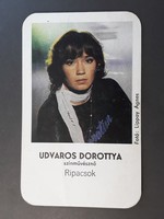 Kártyanaptár 1982 - Ripacsok feliratos retró, régi zsebnaptár