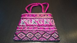 Bag decorated with beads