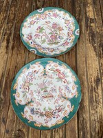 Sarreguimenes French faience small plate 2 pcs