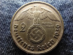 Germany swastika .625 Silver 2 imperial marks 1939 d (id77069)