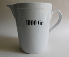 Zsolnay pharmacy measuring cup - 1000 grams