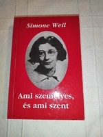Simone Weil: Ami személyes, és ami szent
