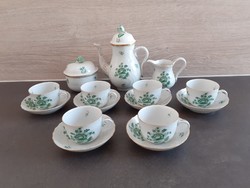 6 Personal herend Nanking bouquet pattern flawless coffee set