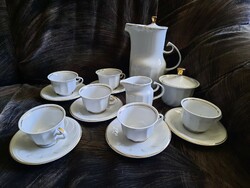 Raven house coffee set with gilded decor