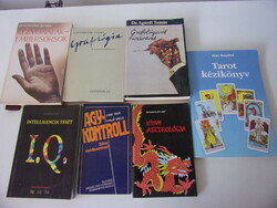 7 books dealing with graphology, card reading, astrology and IQ tests