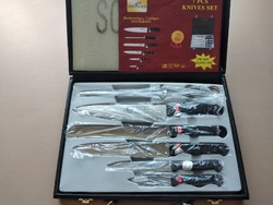 Old knife set of 5 knives
