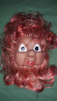 Old tobacconist once deservedly popular bigfoot - yeti rubber toy fairy tale figure 15 cm according to the pictures