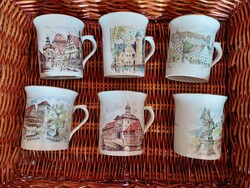 Bohemia mugs with pictures of German cities