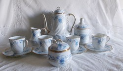 Royal Limoges Fontainebleau porcelán teás kávéskészlet