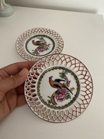 Pair of very nice Victorian Austrian peacock porcelain bowls