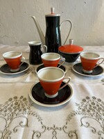 Gdr freiberger coffee set for 4, beautiful, very cozy pieces