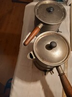 2 old electric cooking utensils (both are made of copper)