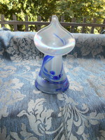 Lüszteres -Poschinger  üveg hutából  váza harmatcseppel