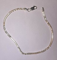 Twisted silver special women's bracelet
