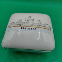 Rare collector's bonbonier of the Zsolnay Budapest porcelain factory