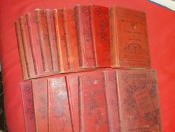 Antique 1905 universal novel library 17-piece book package in one according to Singer & Wolfner pictures