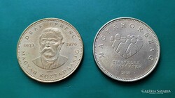 20 Forint (2003 - Deák Ferenc) + 20 Forint (2020- Tisztelet a Hősöknek) MAGYARORSZÁG
