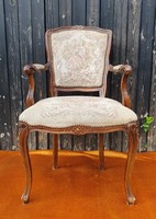 Antique baroque chair armchair to be renovated
