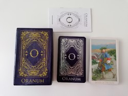Ritka Oranum Tarot kártya hibátlan állapotban, 78+1 lap