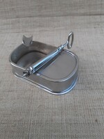 Retro oily fish tin shaped metal ashtray