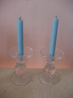 Glass candle holder 2 pieces