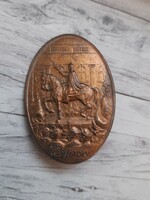 Arc. Charles' coronation badge, 4.6 x 3.2 cm