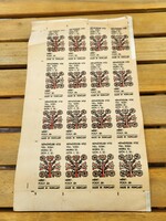 Folk artists htsz 16-piece sticker sheet