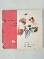 Many residents of a yard - retro storybook with fold-out pages