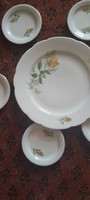 Kahla gdr yellow rose plates