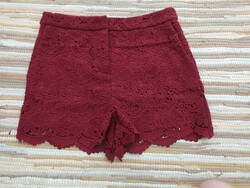 Orsay, brand new size 38 lace burgundy shorts