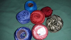 A small pile of embroidery thread is old, as shown in the pictures