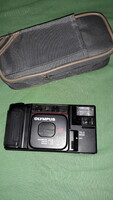 Old Olympus camera, camera in pearl canvas case as shown in the pictures