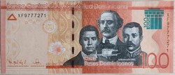 Dominika 100 peso, 2021 UNC bankjegy