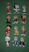 Retro snoopy dog comic book character collection 10 cm / piece 12 pieces together as shown in the pictures