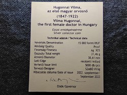 Hugonnai Vilma az első magyar orvosnő 2022 certificate (id78659)