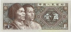 1 jiao 1980 Kína UNC