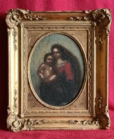 XVII-XVIII. Century artist: Mary and the little Jesus