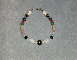 Multi Chakra Gemstone Bracelet with Rainbow Moonstone - New Multi Craft Jewelry